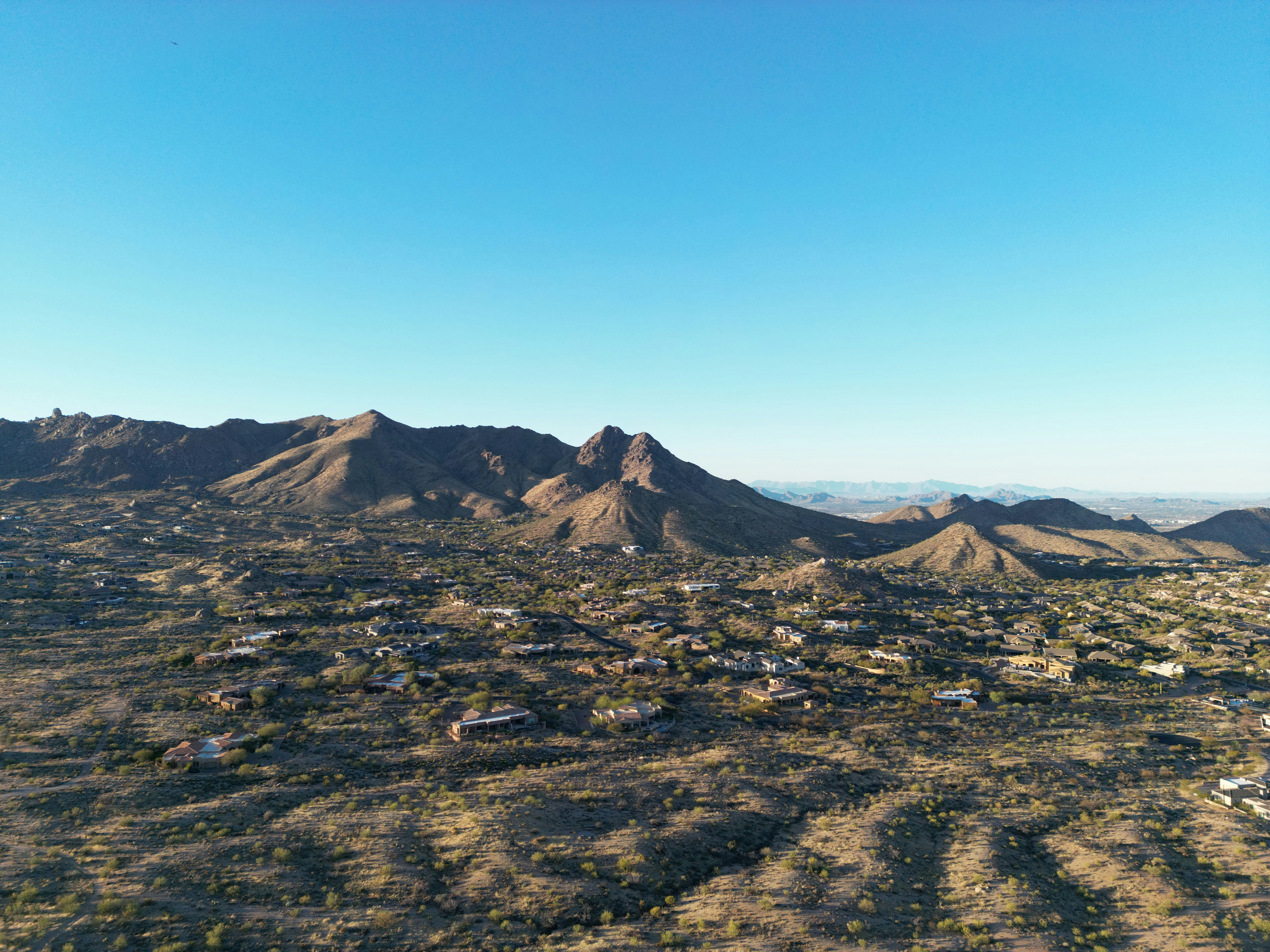 Desert neighborhood in Arizona